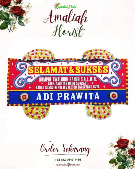 Papan Bunga Ucapan Selamat Nambah Dadi